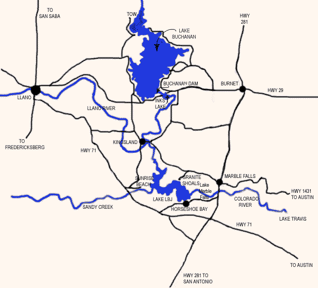 Map of the area